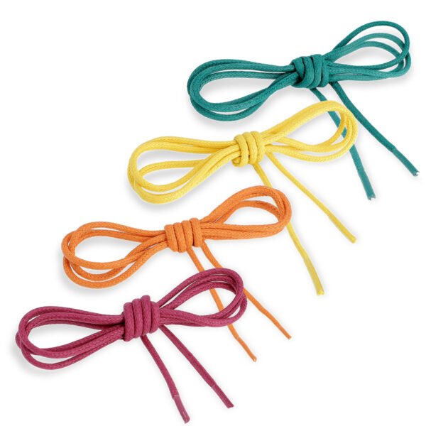 Lacet ciré fantaisie - Trott & Go - Assortiment clair