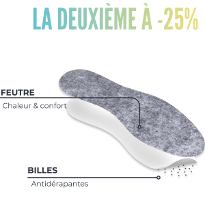 Semelles Ultra fines d'hiver